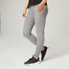 Women's Cotton Gym Legging 500 - Grey