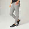 Leggings Damen Fitness - grau 