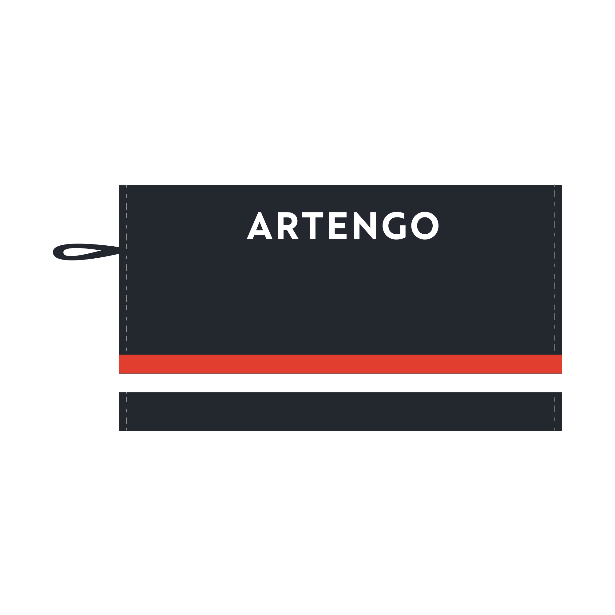 Serviette artengo sports de raquettes ts 100 retro marine - Tennis - Artengo- Clubs - Entreprises - Collectivités - Associations