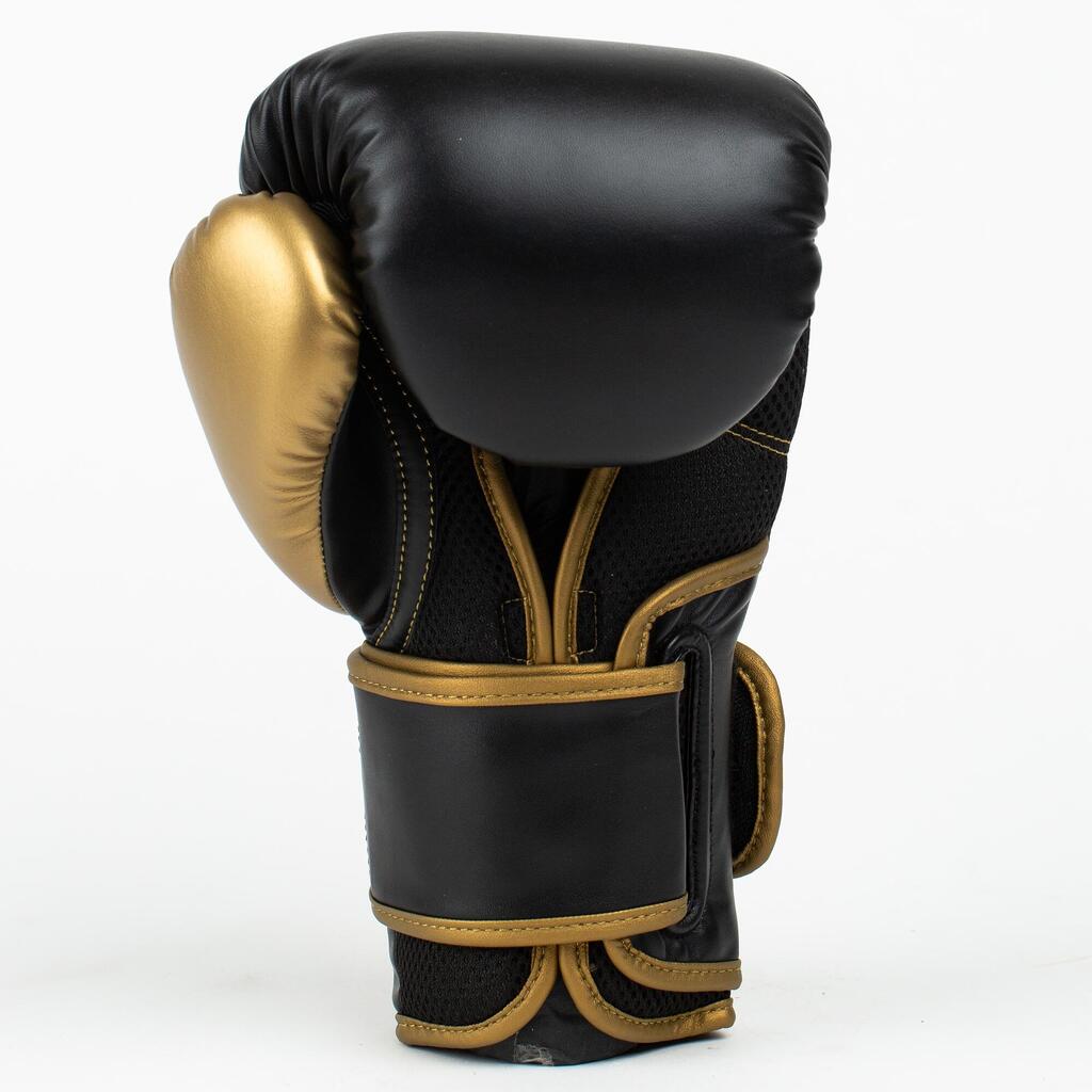 Boxerské rukavice Powerlock čierno-zlaté