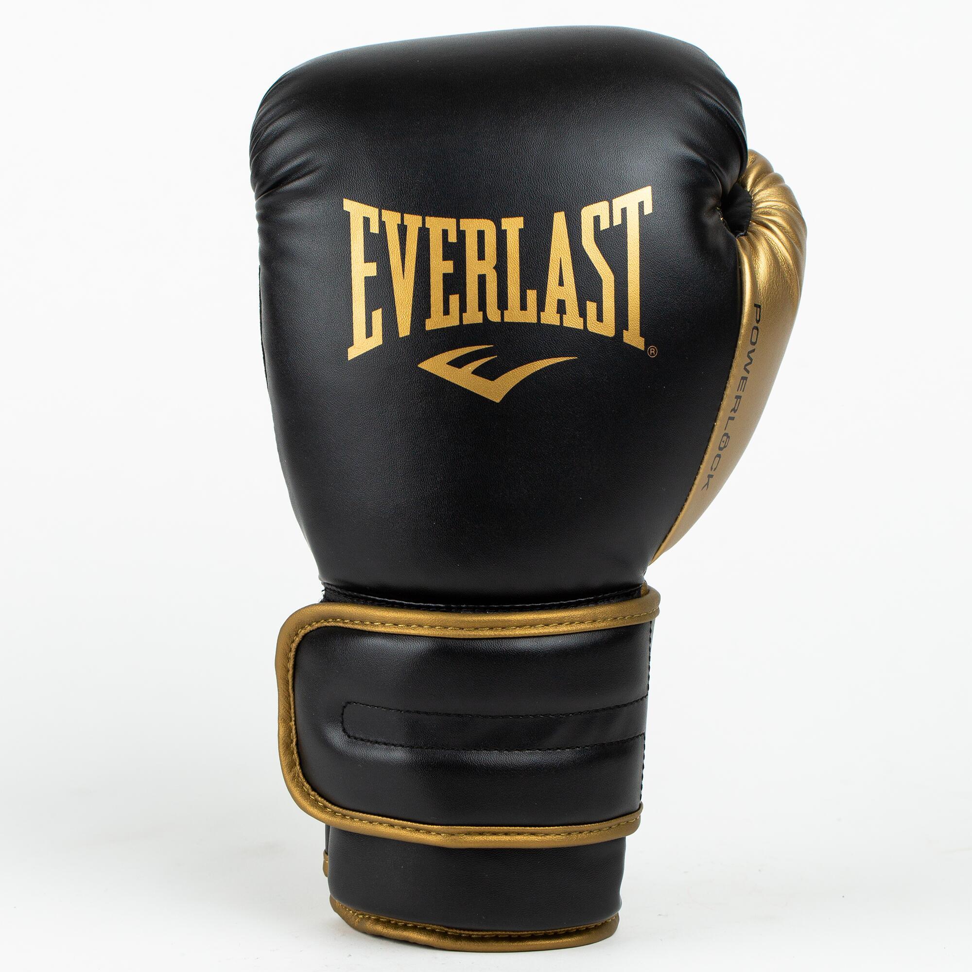 BOXING GLOVES EVERLAST POWERLOCK BLACK/GOLD 2024