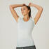 Women's Cotton Gym T-shirt Slim fit 520 - Green