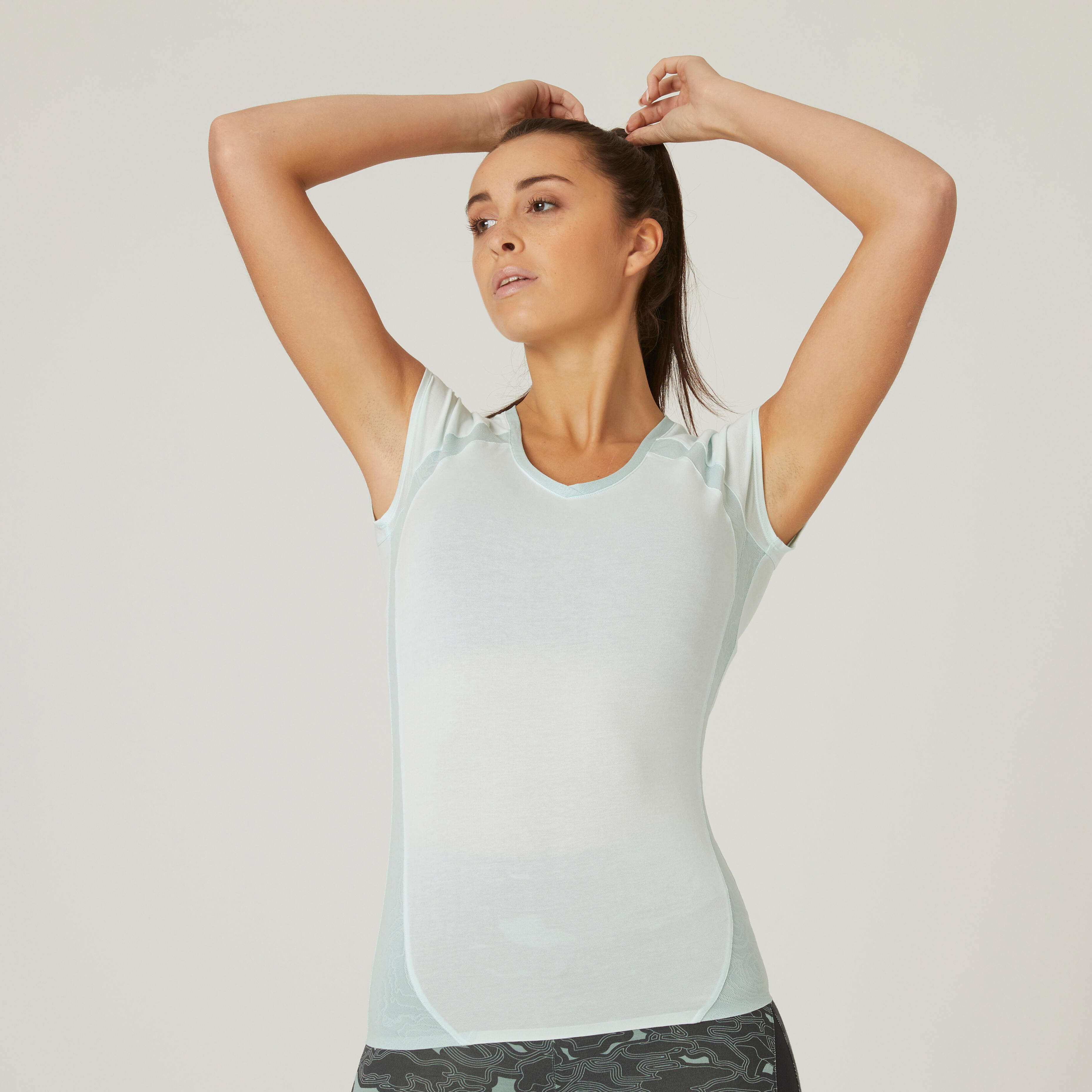 V-Neck Stretchy Cotton Fitness 