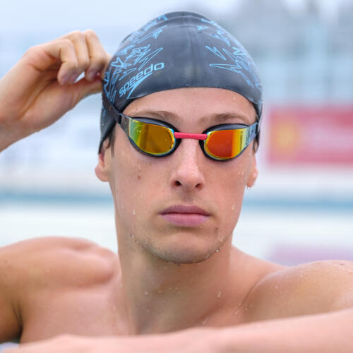 Lunettes de natation Speeco FASTSKIN ELITE Noir mirror