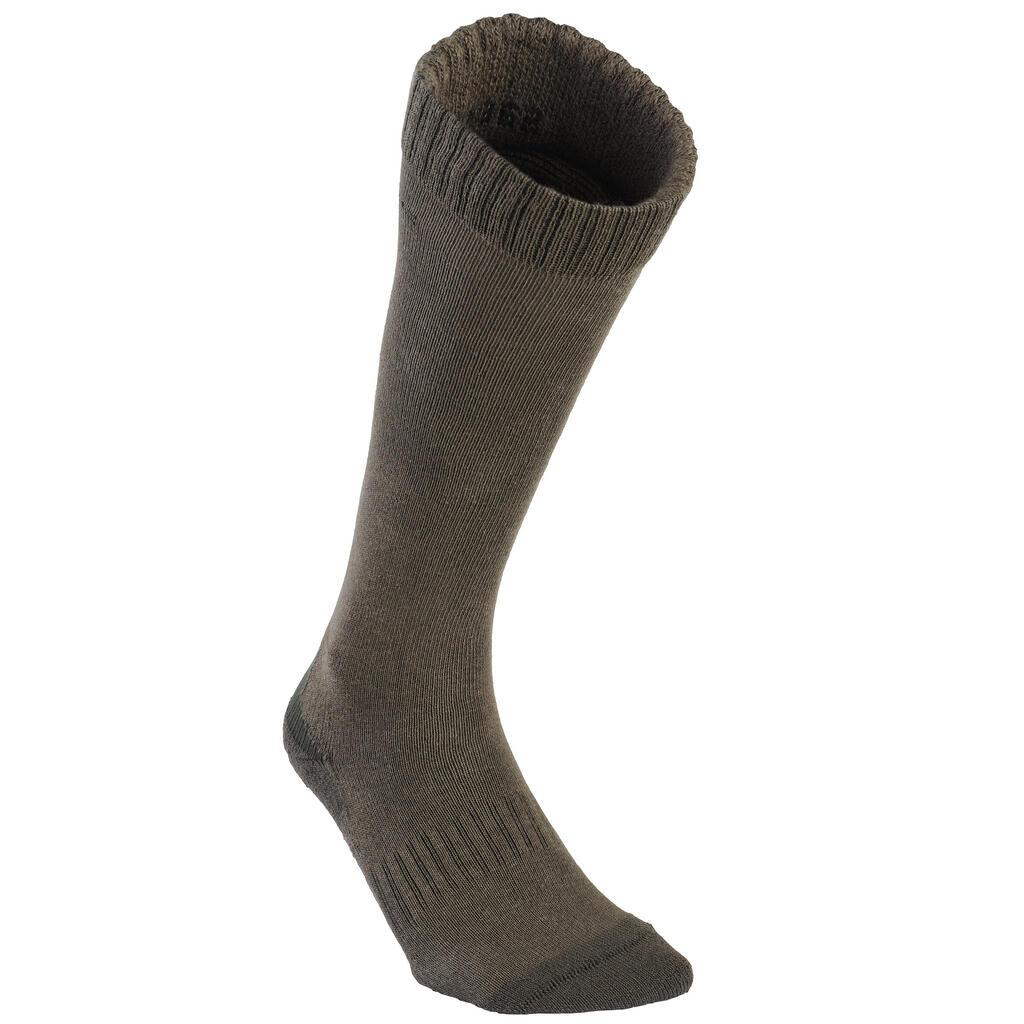PACK OF 2 PAIRS OF BREATHABLE TALL HUNTING SOCKS 100