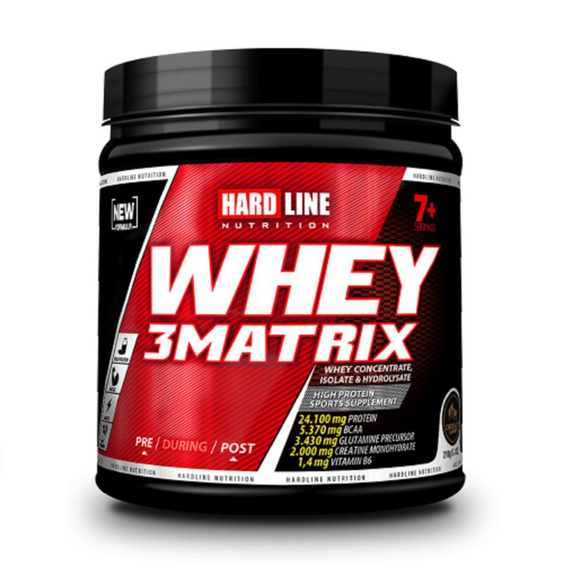 Hardline Whey 3 Matrix Protein Tozu - Çikolata - 210 Gr