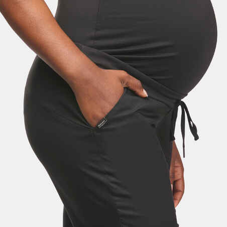 Umstandshose Wandern Schwangerschaftshose Damen schwarz 