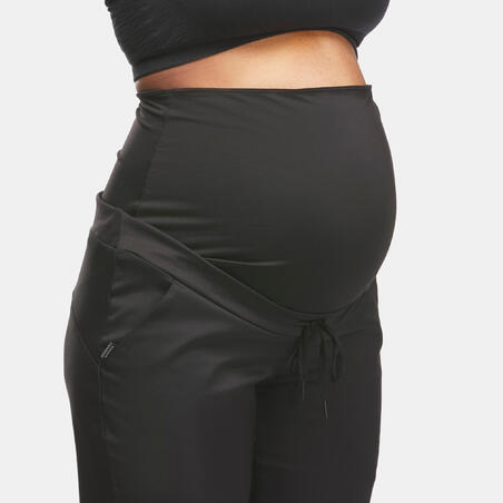 Pantalon de grossesse formel pour femme enceinte, vêtement de travail avec  poches, longueur cheville, élégant, noir, été, 2023 - AliExpress