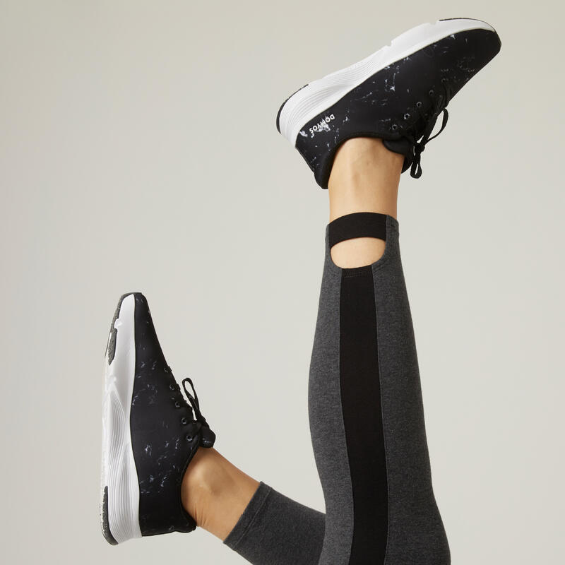 Леггинсы 7_SLASH_8 хлопоковые для фитнеса укороченные Decathlon 323770