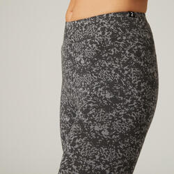 Leggings mallas fitness algodón Mujer Domyos Fit+ DOMYOS | Decathlon