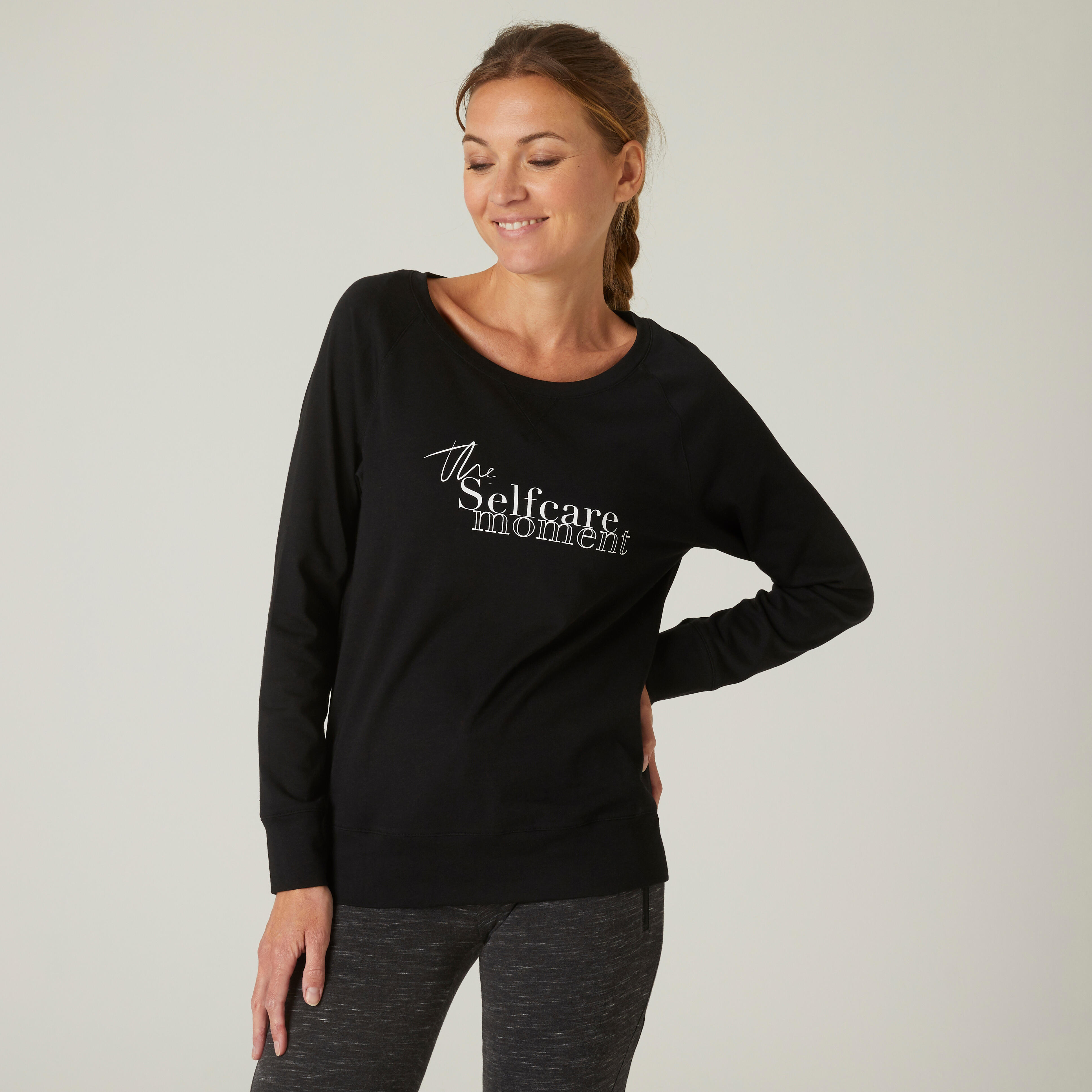 women's long sleeve cotton crew neck t shirts