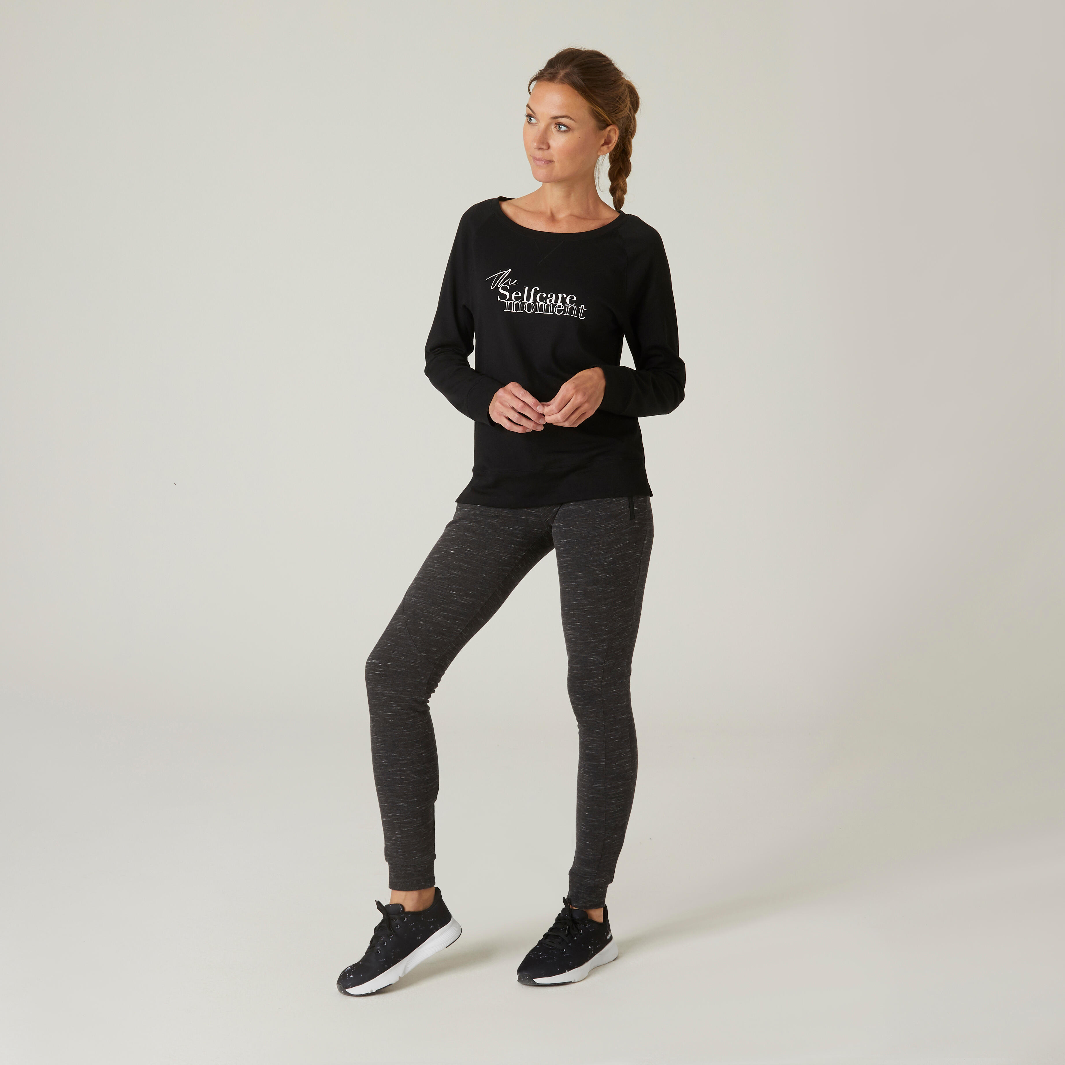 Women's Long-Sleeved Slim-Fit Cotton 