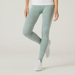 Leggings mallas fitness algodón Mujer Domyos Fit+ DOMYOS | Decathlon