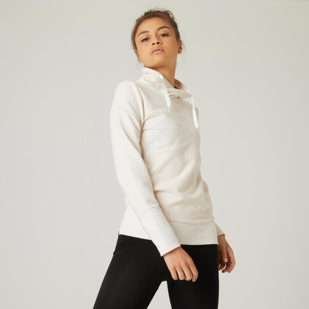 Women's Fitted High Neck Sweatshirt 520 - Shell