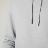 Men's Long Hoodie Warm 500 - Steel Grey