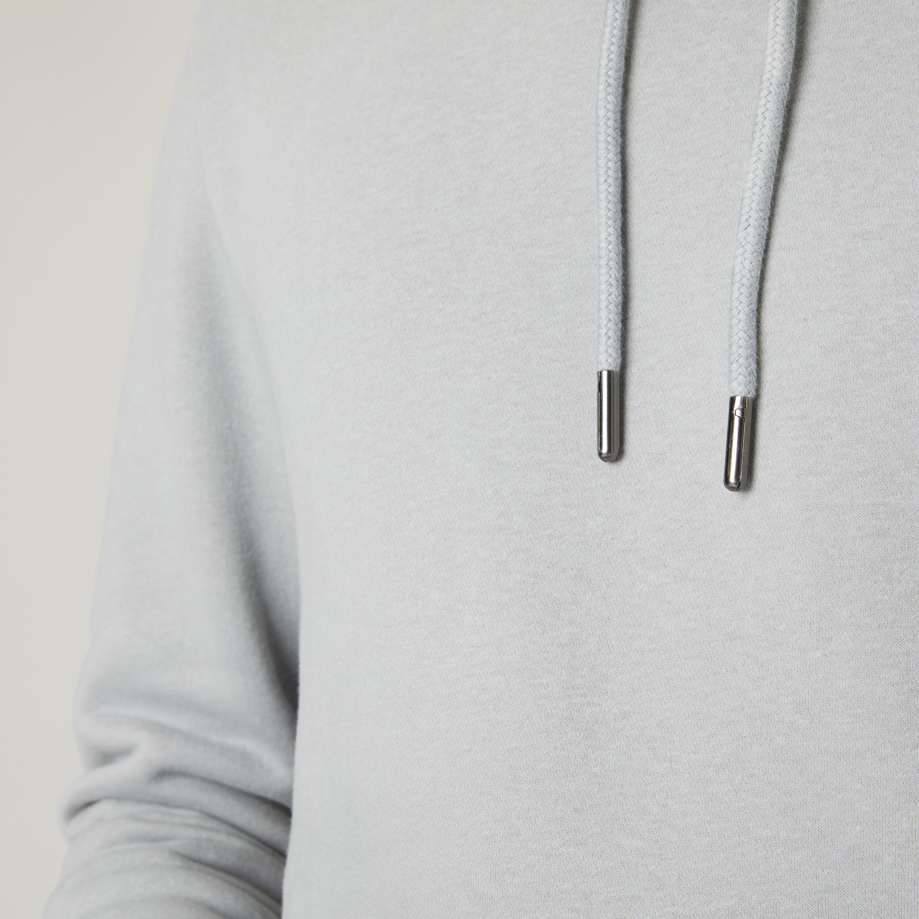 Men's Long Hoodie Warm 500 - Steel Grey 5/7