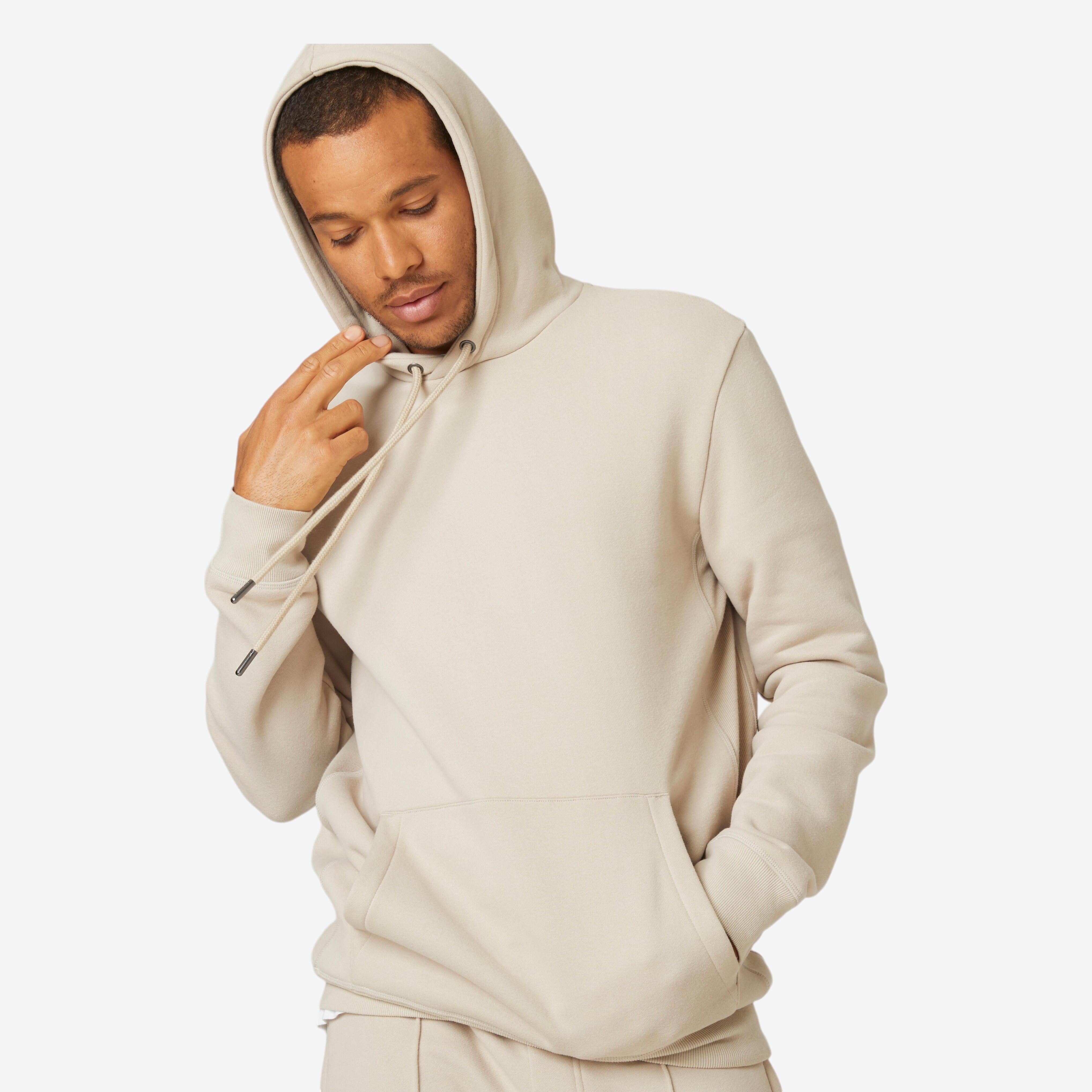 Sudadera 520 Hombre Capucha Larga Cuello Redondo Recta DOMYOS | Decathlon