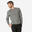 Langarmshirt Herren - 100 grau 