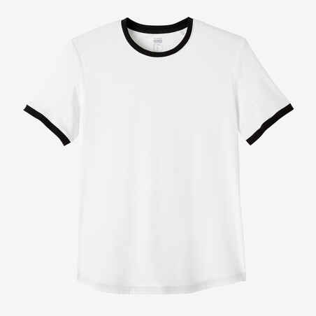 Men's Short-Sleeve Straight Crew Neck Cotton Fitness T-Shirt 520 Glacier White