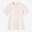 T-shirt fitness manches courtes coton extensible col rond homme rose