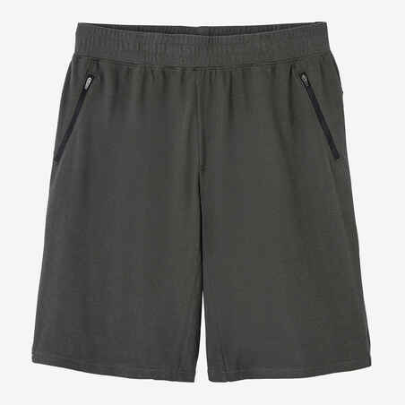 Men's Fitness Shorts 500 - Dark Green