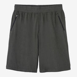 Short Fitness Homme - 500 vert foncé