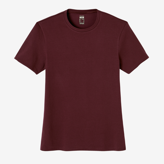 T-shirt Slim fitness homme - 500 bordeaux