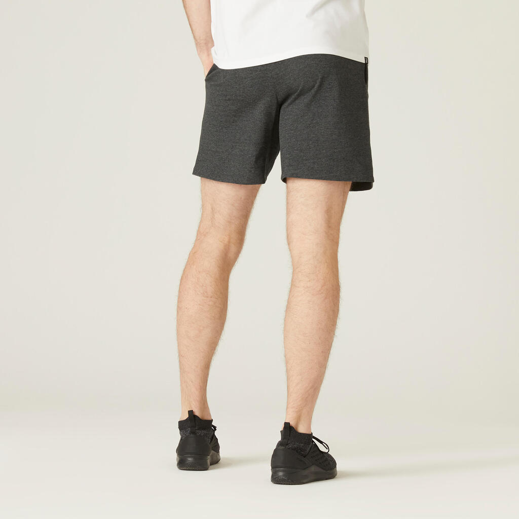 Men's Fitness Short Shorts 100 - Black