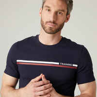 Slim-Fit Stretch Cotton Fitness T-Shirt