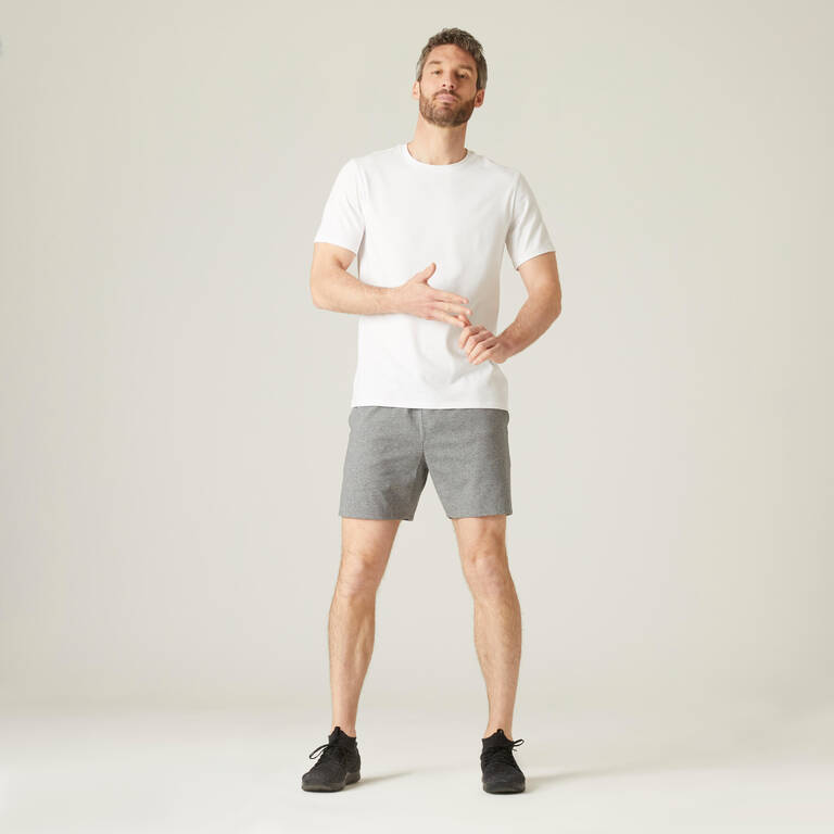 Men's Fitness Shorts 100 - Grey