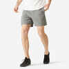 Kratke hlače za fitness 100 muške sive