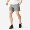 Pantalón corto fitness Domyos Hombre gris