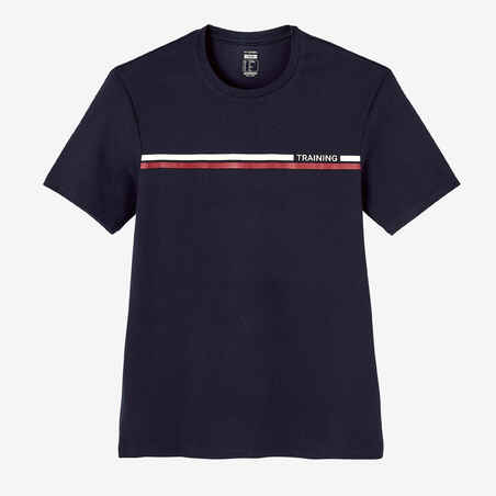 T-Shirt Slim Fitness Baumwolle dehnbar