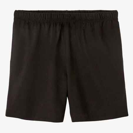 Men's Fitness Short Shorts 100 - Black - Decathlon