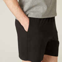 Men's Fitness Short Shorts 100 - Black