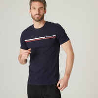 Slim-Fit Stretch Cotton Fitness T-Shirt