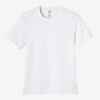 Pánske tričko 500 na cvičenie biele 