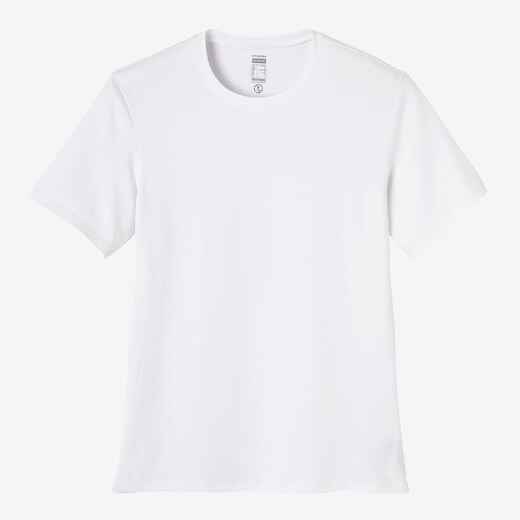 
      Pánske tričko 500 na cvičenie biele 
  