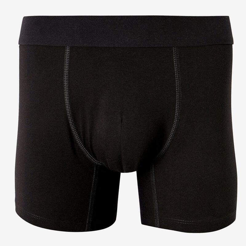 Boxershorts Slim 500 Fitness schwarz