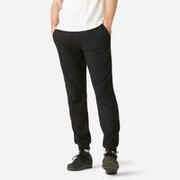 Men's Cotton Gym Pants Regular fit 100 - Black