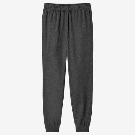 Fitness Jogging Bottoms with Gathered Ankles - Grey