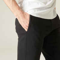 Men's Fitness Jogging Bottoms 120 - Black