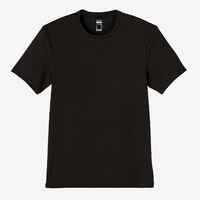 חולצה טי צמודה 500 לגברים - שחור