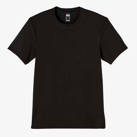 Men's Slim-Fit Fitness T-Shirt 500 - Black