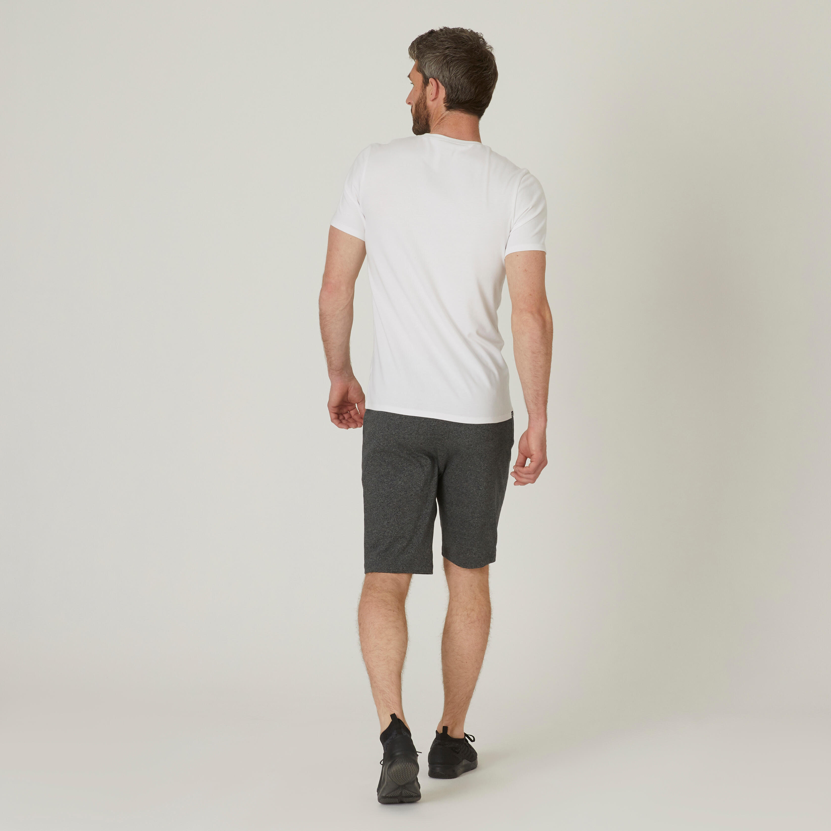 Men's Slim T-Shirt 500 - White