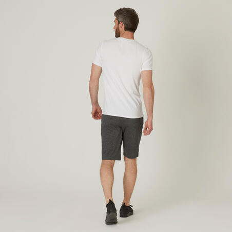 T-shirt slim en coton Homme - Blanc