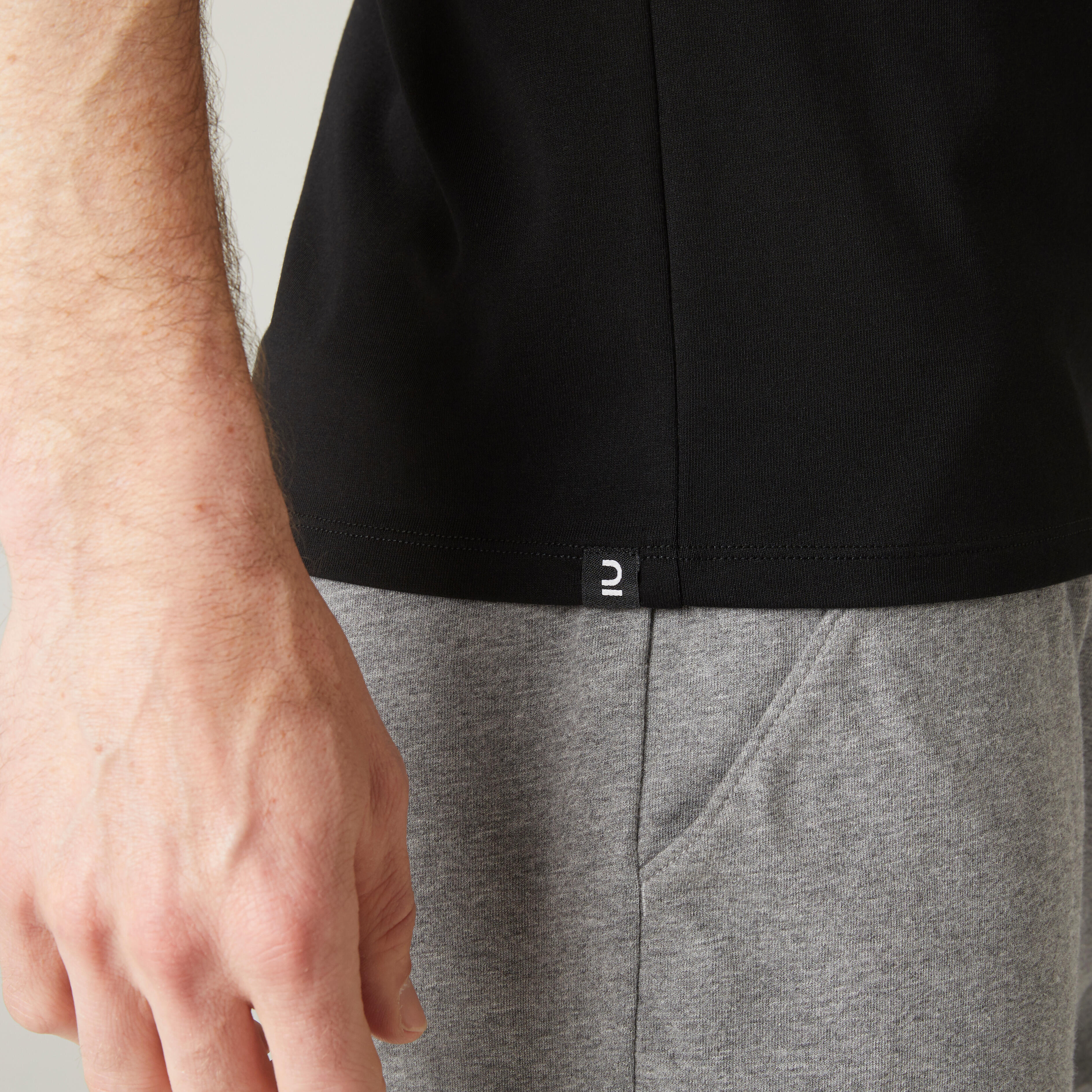 Men's Short-Sleeved Fitted-Cut Crew 
