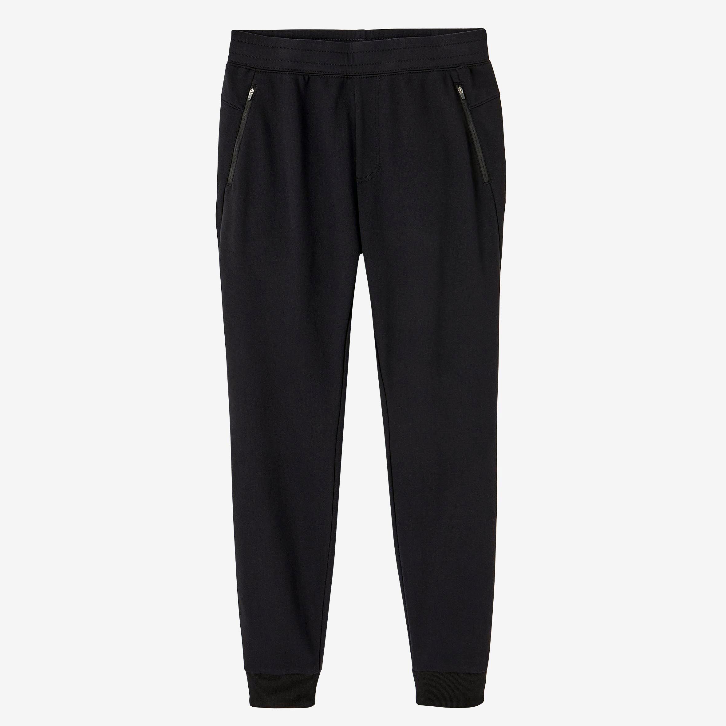 Fitness Slim-Fit Jogging Bottoms with Zip Pockets - Black 8/8