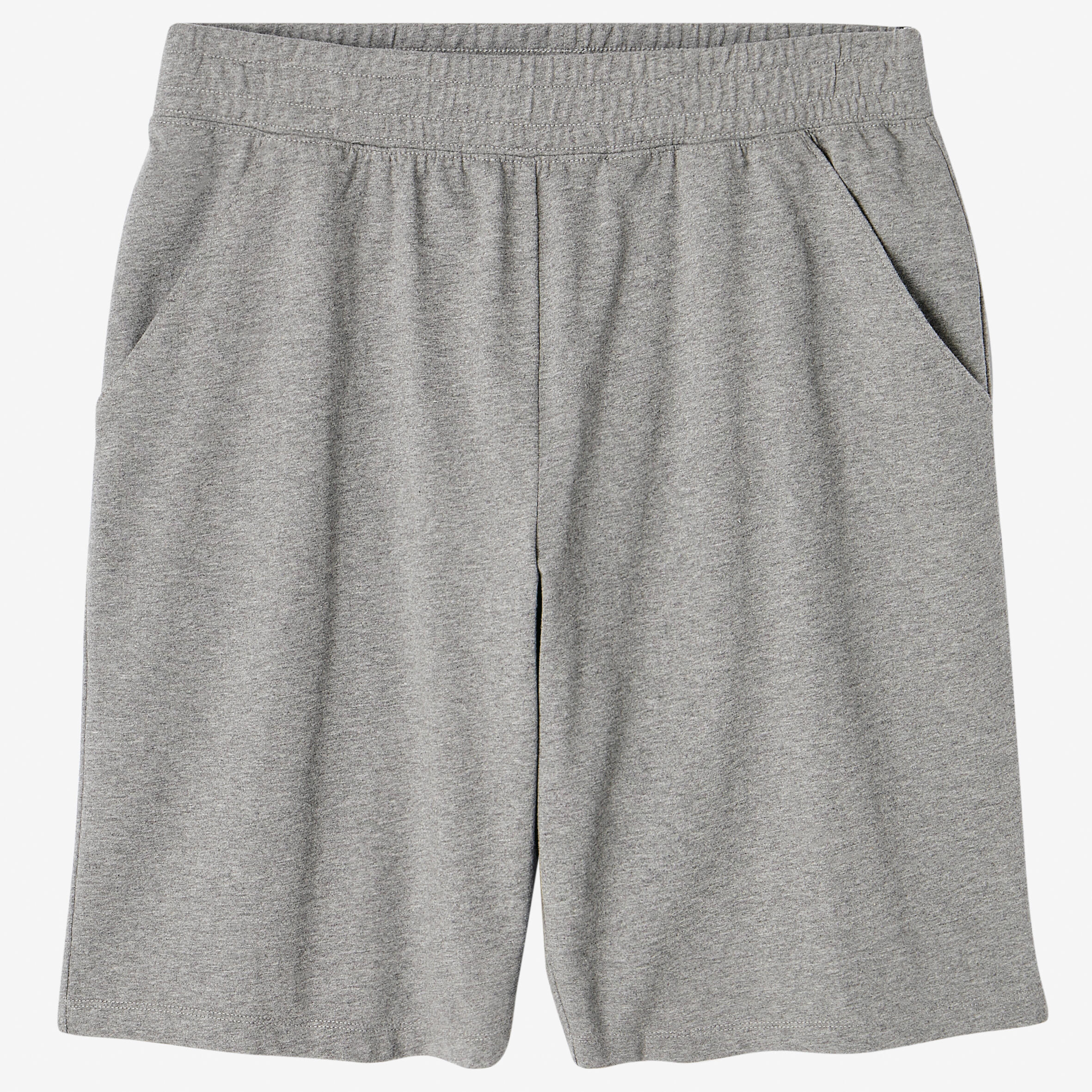 Fitness Long Stretch Cotton Shorts 