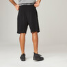 Men's Shorts for Gym Cotton Regular Fit 520- Black